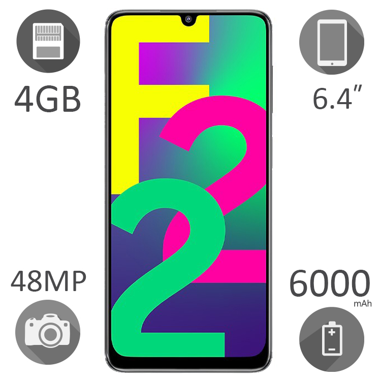 گوشی موبایل سامسونگ مدل Galaxy F22ظرفیت 64 گیگابایت رم 4 گیگ دو سیم کارت –ویترین دیجیتال