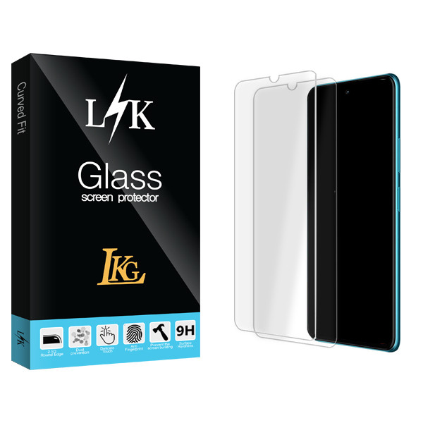 قیمت و خرید محافظ صفحه نمایش شیشه ای ال کا جی مدل LK Glass MIX مناسب برای گوشیموبایل موتورولا One Vision Plus بسته دو عددی