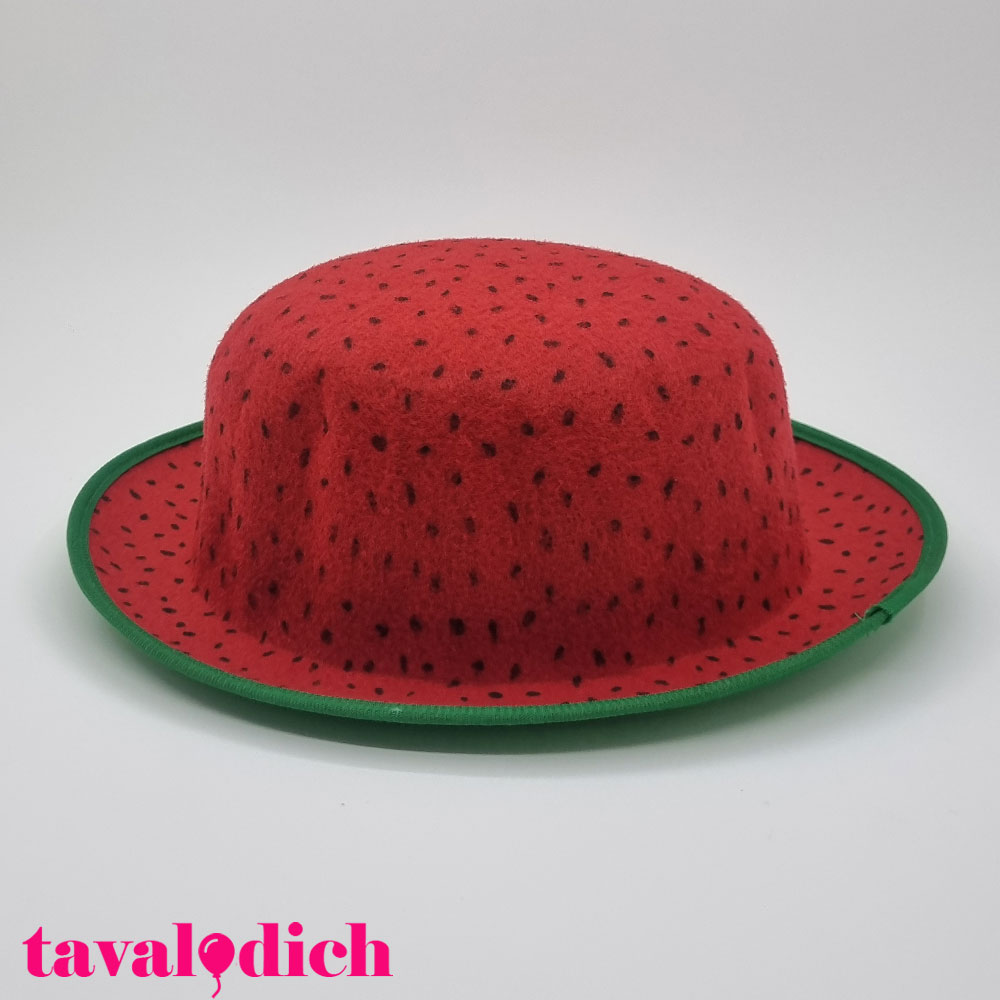 خرید کلاه نمدی یلدا | کلاه پرطرفدار شب یلدا با طرح هندوانه