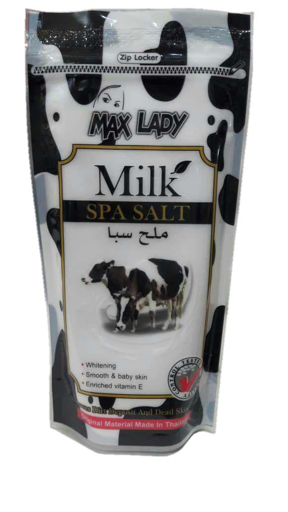 اسکراب نمک دریا ویتامینه مکس لیدی MAX LADY با عصاره شیر برای شادابی پوست |پیراکده