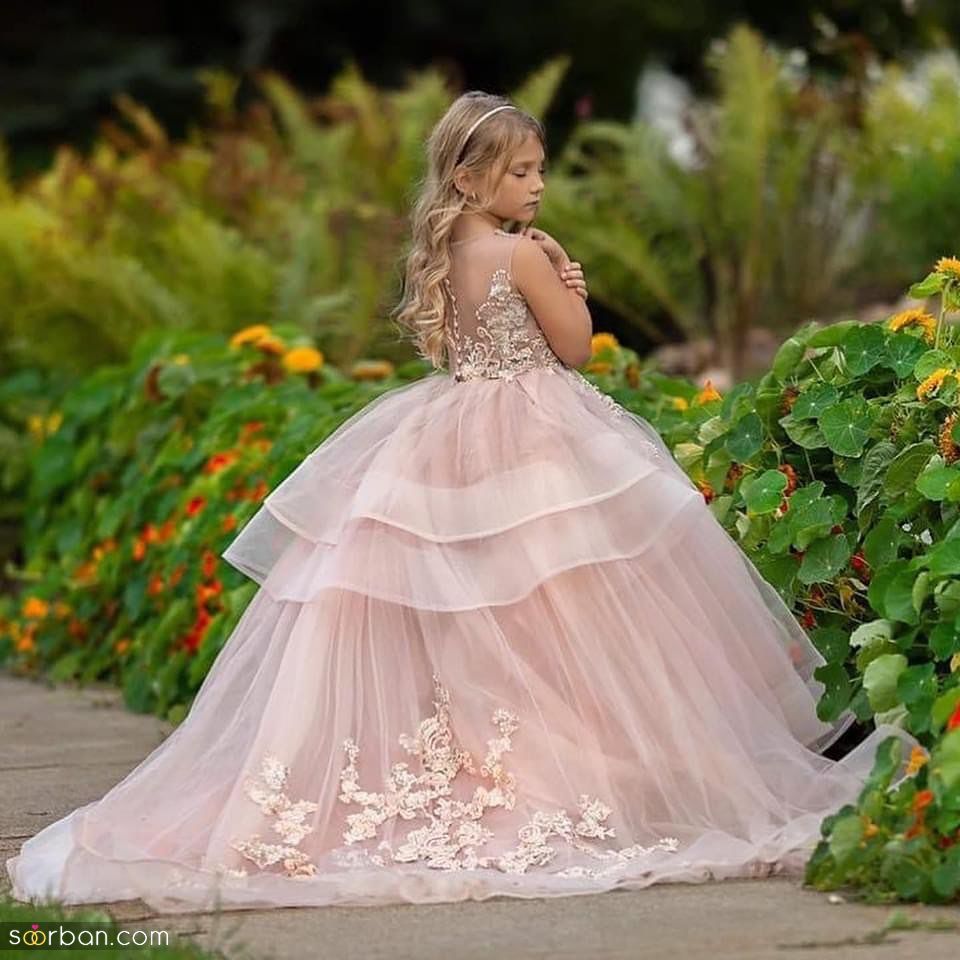 لباس عروس دخترانه | 50 لباس عروس بچه گانه فوق العاده شیک 2020