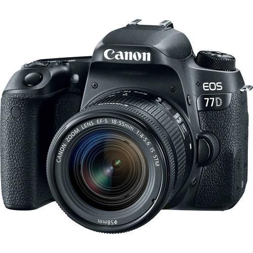 مشخصات فنی و قیمت دوربین عکاسی کانن Canon EOS 77D با لنز 55-18 STM