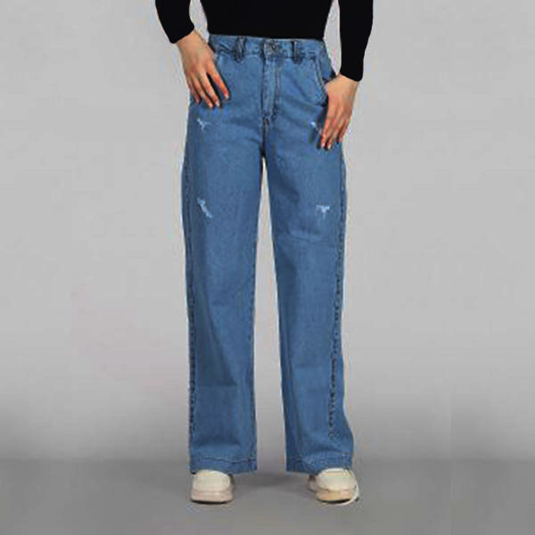 قیمت و خرید شلوار جین زنانه مدل نیم بگ V242