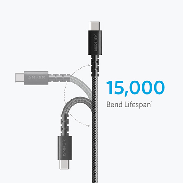 قیمت و خرید کابل تبدیل USB به USB-C انکر مدل A8023 Powerline Select Plusطول 1.8 متر