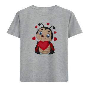 قیمت و خرید تی شرت دخترانه مدل پاندا و قلب M48