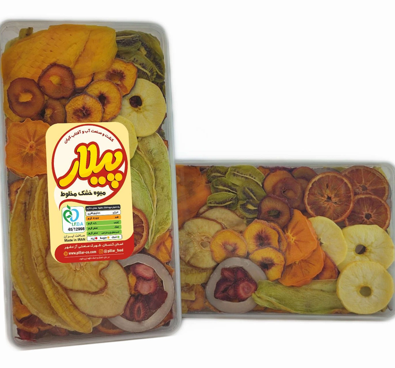 خرید و قیمت میوه خشک مخلوط 1 کیلوگرمی ا Mixed Fruit Chips 1Kg | ترب