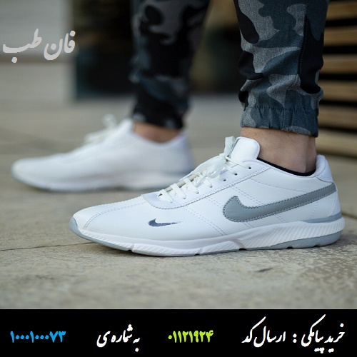 کفش مردانه Nike مدل ARYA (سفید طوسی) - فان طب