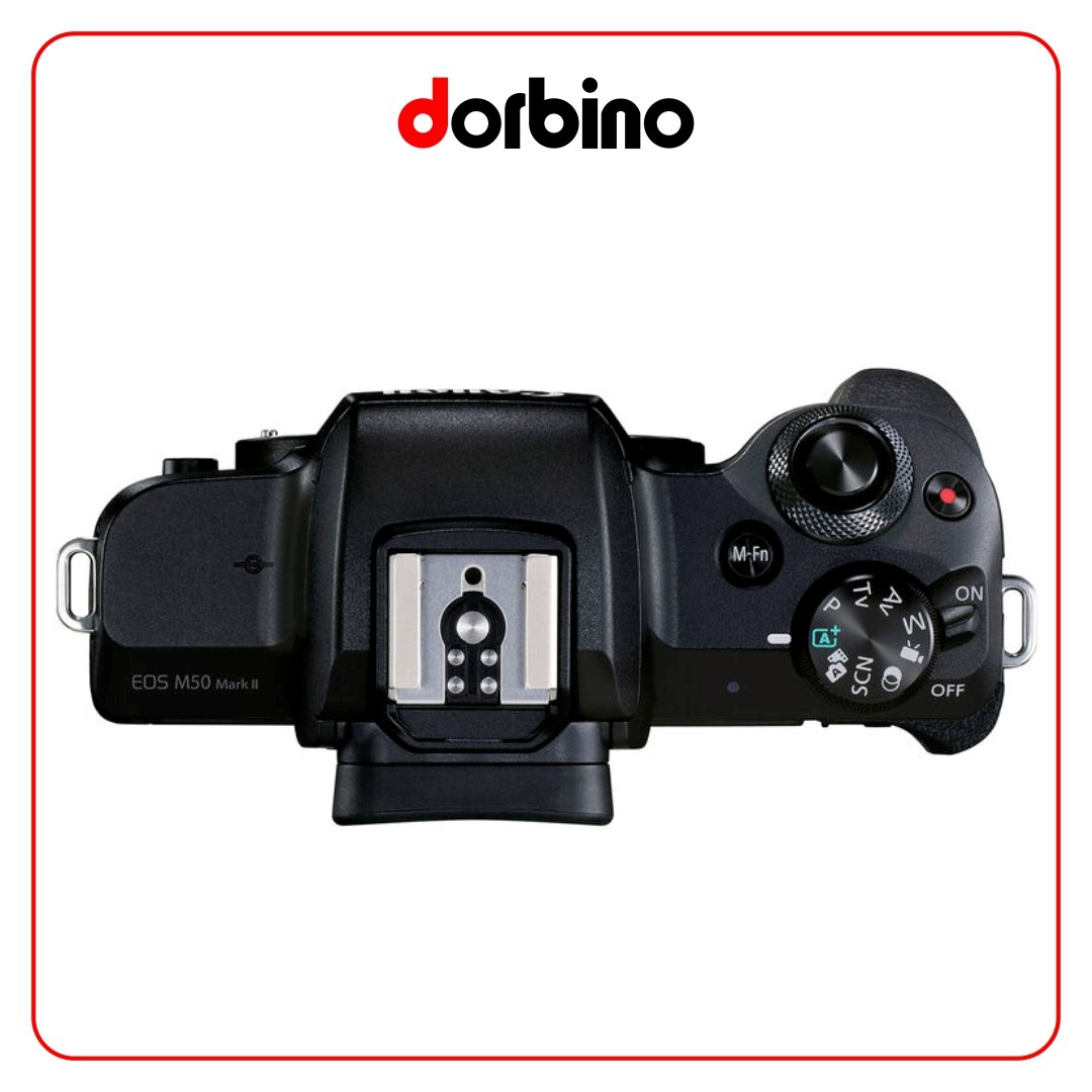 دوربین عکاسی کانن Canon EOS M50 Mark II Mirrorless Camera with 15-45mm Lens(Black) - فروشگاه دوربینو