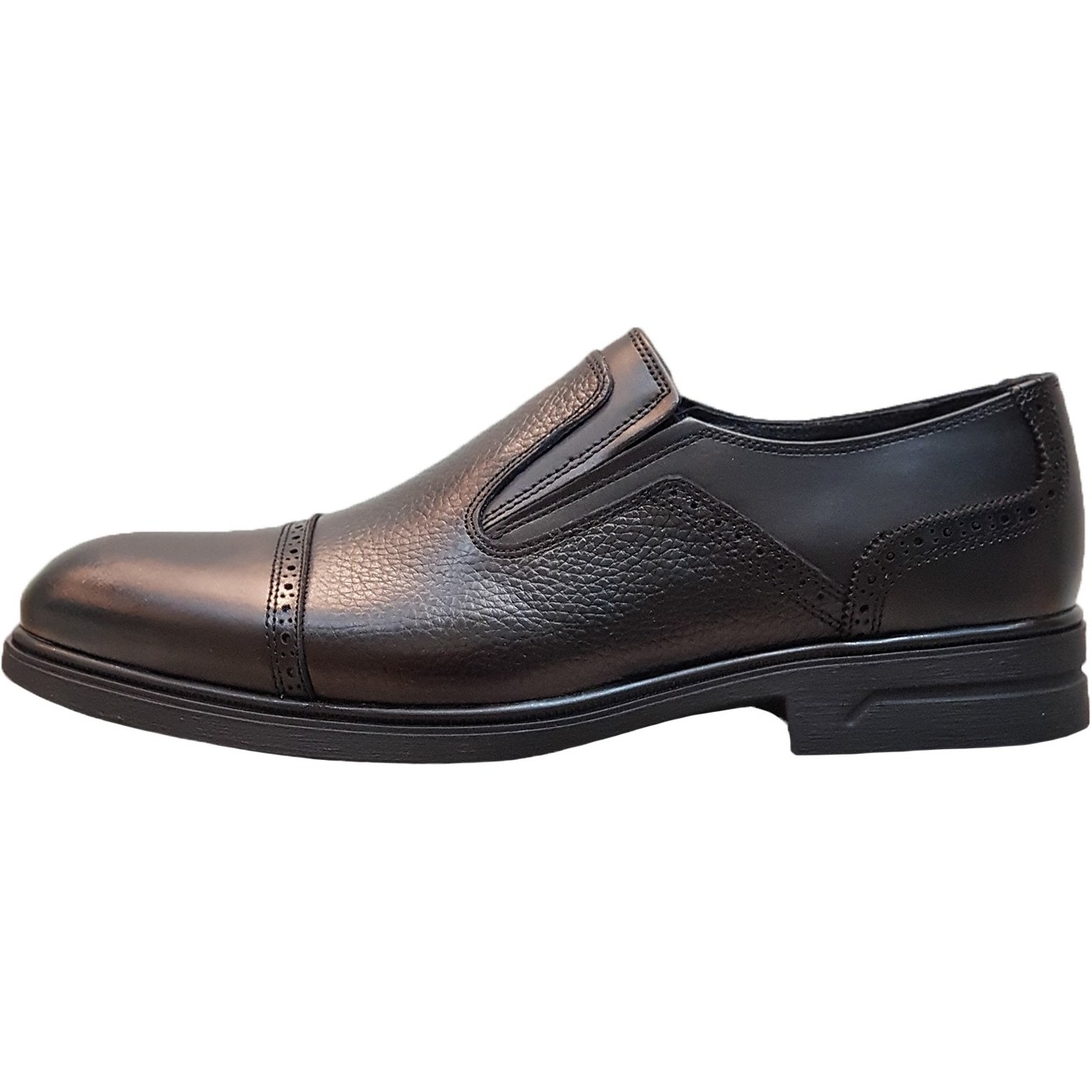 خرید و قیمت کفش رسمی مردانه مدل چرم طبیعی کد 00138t.k رنگ مشکی - 42 ا mensluxury leather shoes code 00138t.k black color | ترب