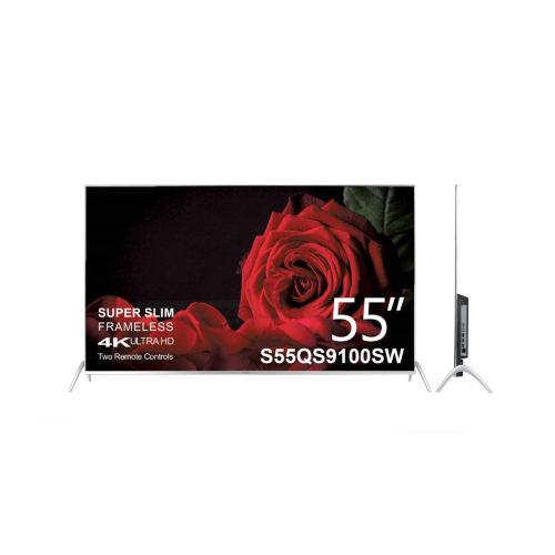 تلویزیون کیو ال ای دی فوق هوشمند ام جی اس 55 اینچ مدل S55QS9100SW پرداختدرب منزل