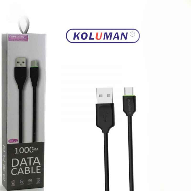 کابل تبدیل USB به تایپ سی کلومن مدل KD-26 طول 1 متر - فروشگاه کاما