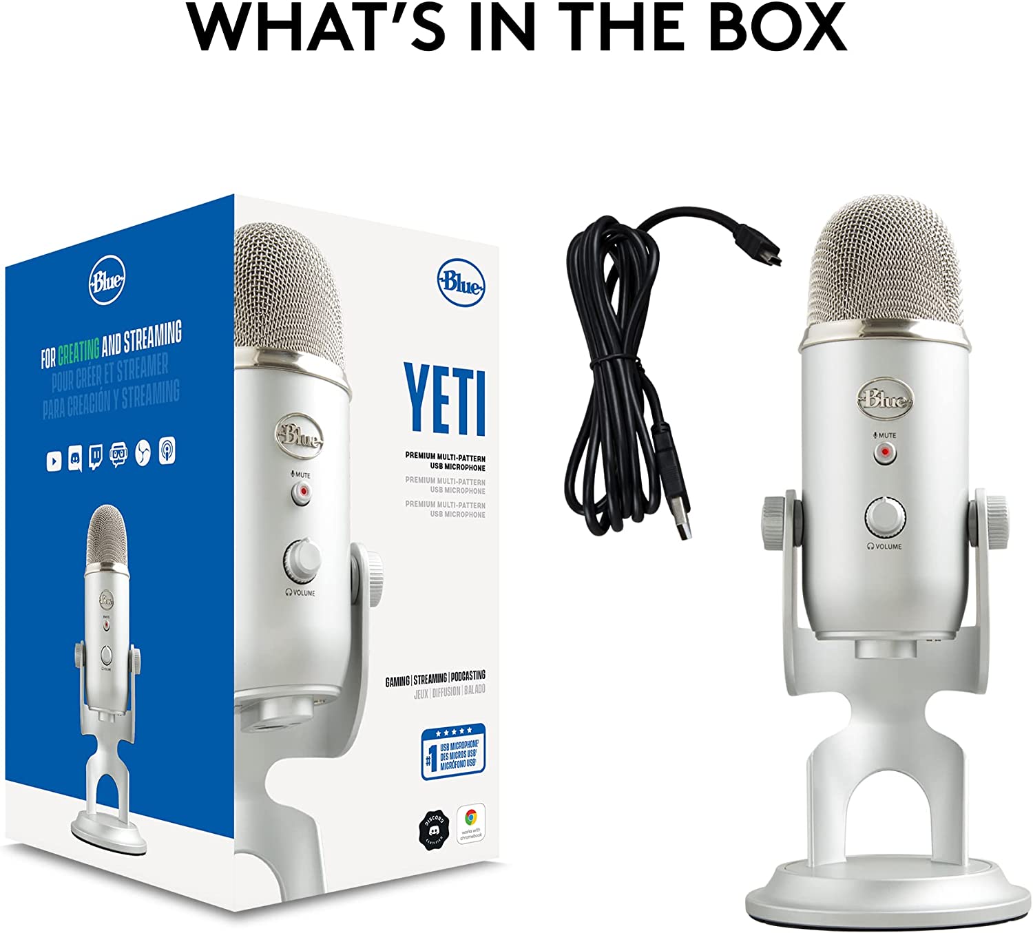 مشخصات میکروفون سفید Blue Microphones Yeti Professional - ارسال ۱۰ ...