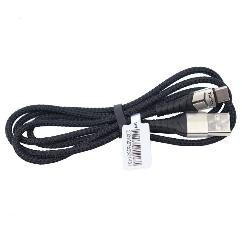 قیمت و خرید کابل تبدیل USB به USB-C تسکو مدل CC186 طول 1 متر‎