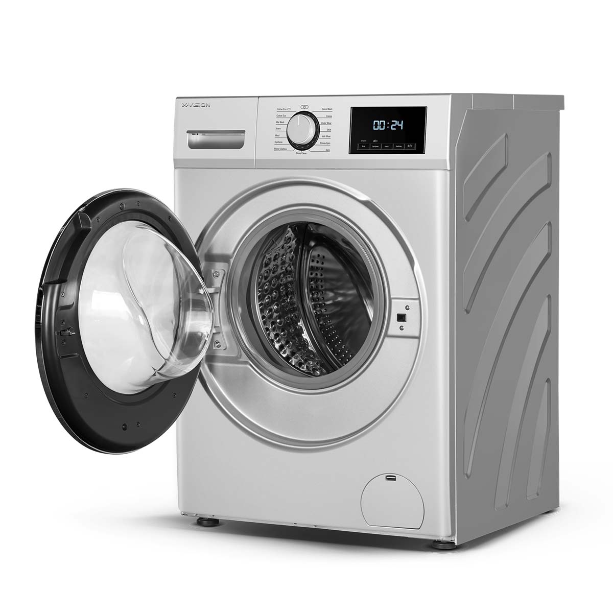 قیمت و خرید ماشین لباسشویی ایکس ویژن مدل WH82-ASI/AWI ظرفیت 8 کیلوگرم