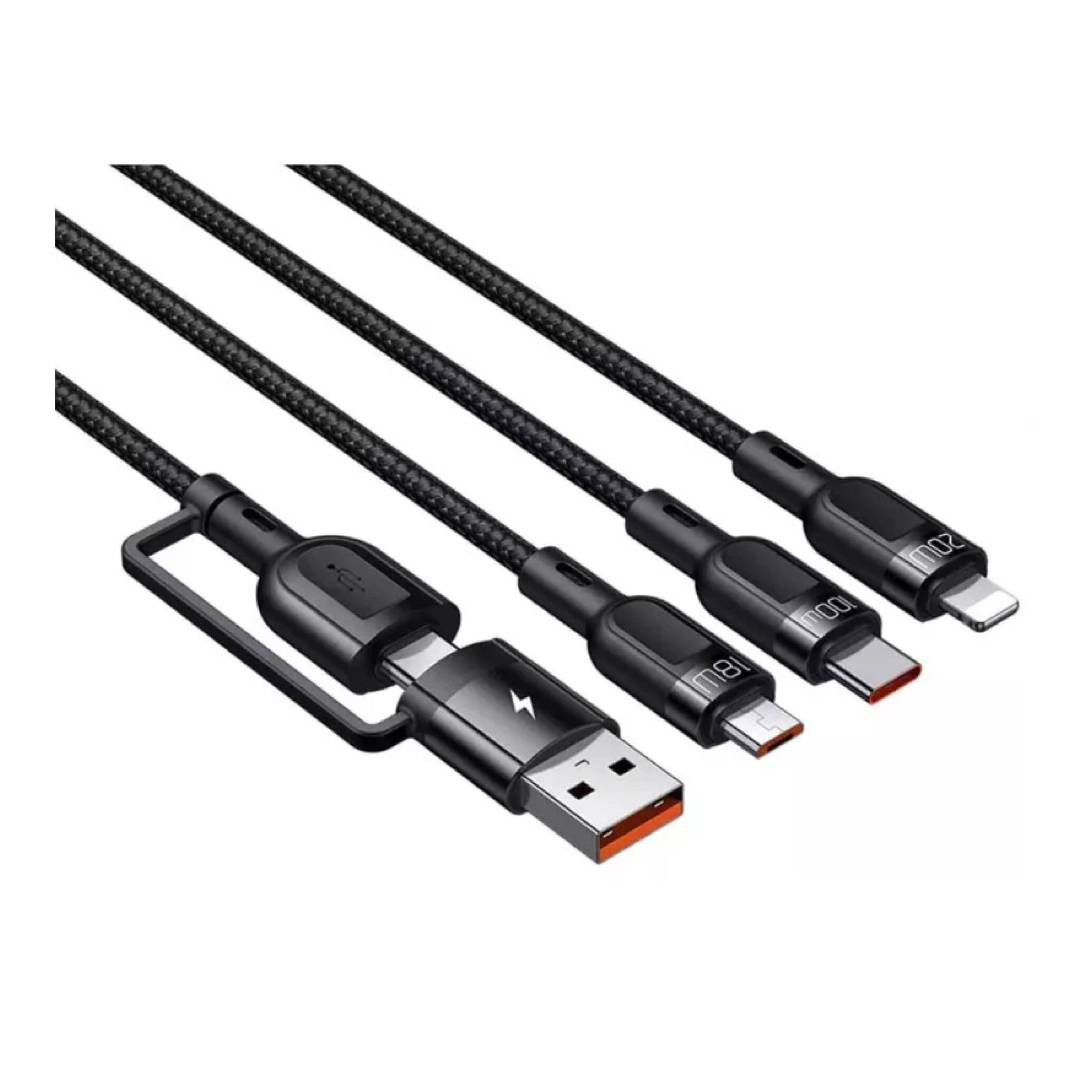 کابل تبدیل USB به لایتنینگ / usb-C / Microusb مک دودو مدل CA-8800 طول 1.2متر | کلومن