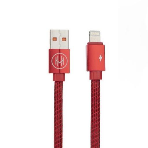خرید و قیمت کابل تبدیل USB به لایتنینگ اچ اند ام مدل DCCTL طول 1 متر ازغرفه لوازم جانبی موبایل جواد