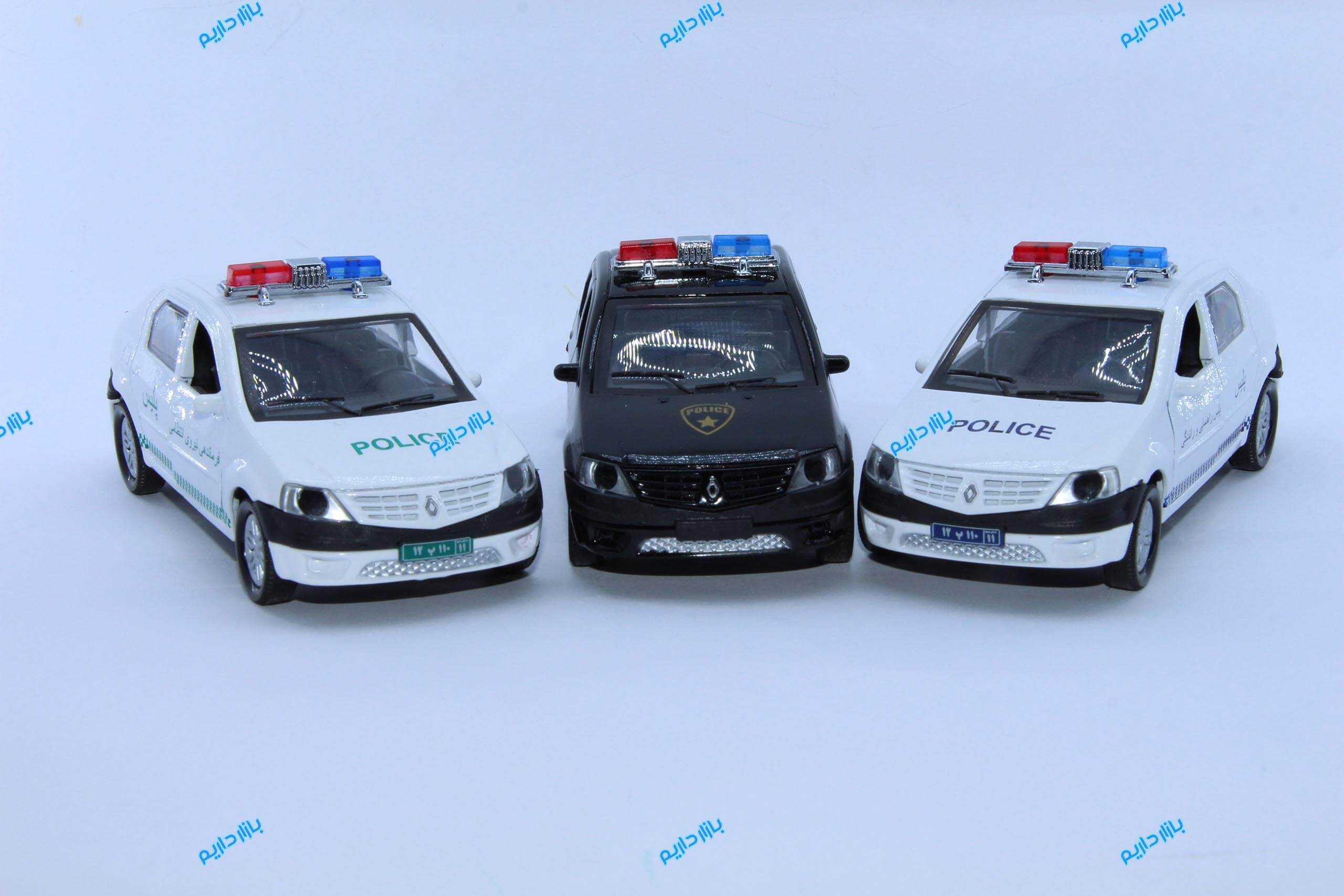 بازارداریم ماکت ماشین فلزی رنو ال نود L90 پلیس POLICE