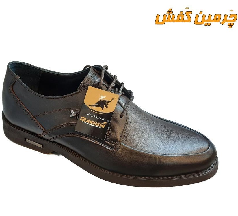 خرید و قیمت کفش تمام چرم اصل مردانه رخشی دور دوخت کد 20329 + رنگبندی | ترب