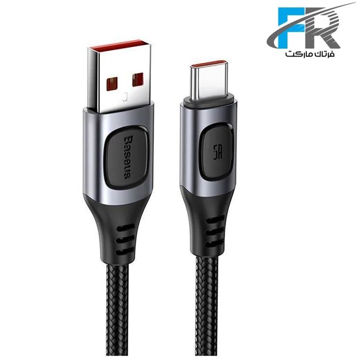 خرید و قیمت کابل تبدیل USB به Type-C باسئوس مدل CATSS-B طول 2 متر ا BaseusCATSS-B USB To Type-C Charging & Data Cable 2m | ترب