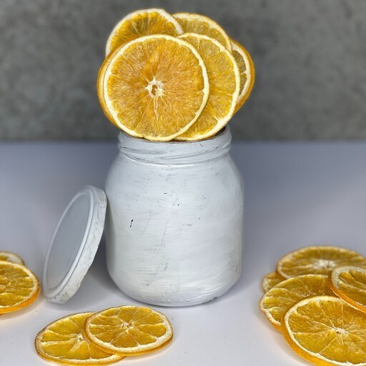 خرید و قیمت پرتقال تامسون خشک اسلایس و برش بصورت حلقه ای بدون تلخی در بستهبندی 100 گرمی