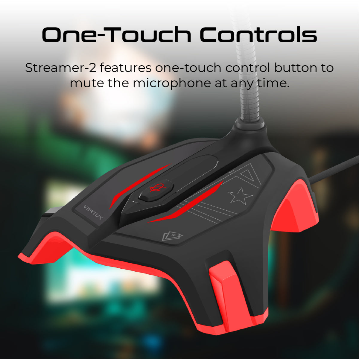 Omni-directional Distortion Free Gaming Microphone – Vertux Gaming