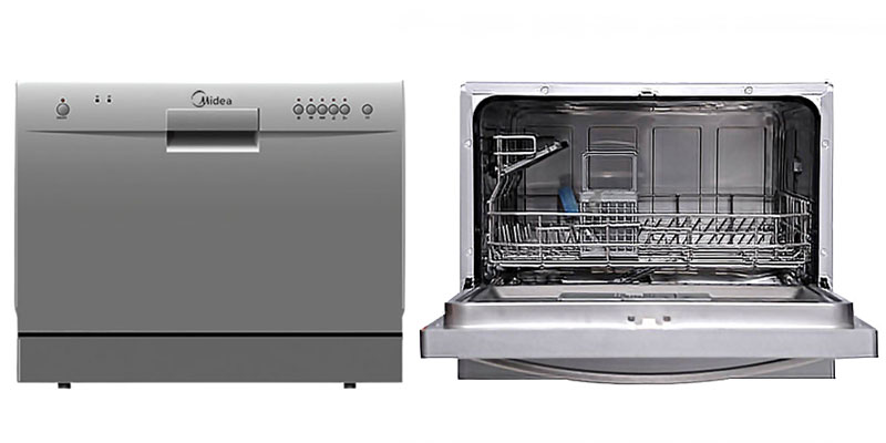 ماشین ظرفشویی میدیا مدل WQP6-3208A ظرفیت 6 نفره - دومینو کالا لیست قیمتانواع لوازم برقی