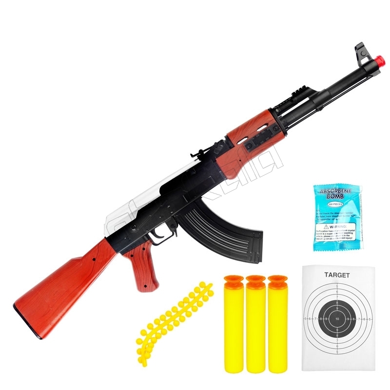 مشخصات، قیمت، خرید و فروش تفنگ اسباب بازی کلاشنیکف AK47 با قابلیت شلیک