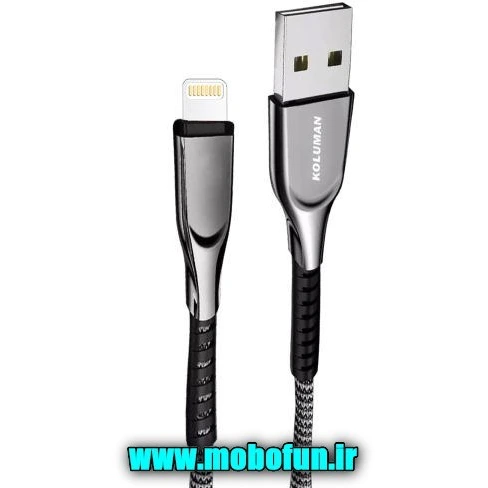 خرید و قیمت کابل تبدیل USB به لایتنینگ کلومن مدل KD-39 طول 1 متر ا KolumanKD-39 USB To Lightining Cable 1M | ترب