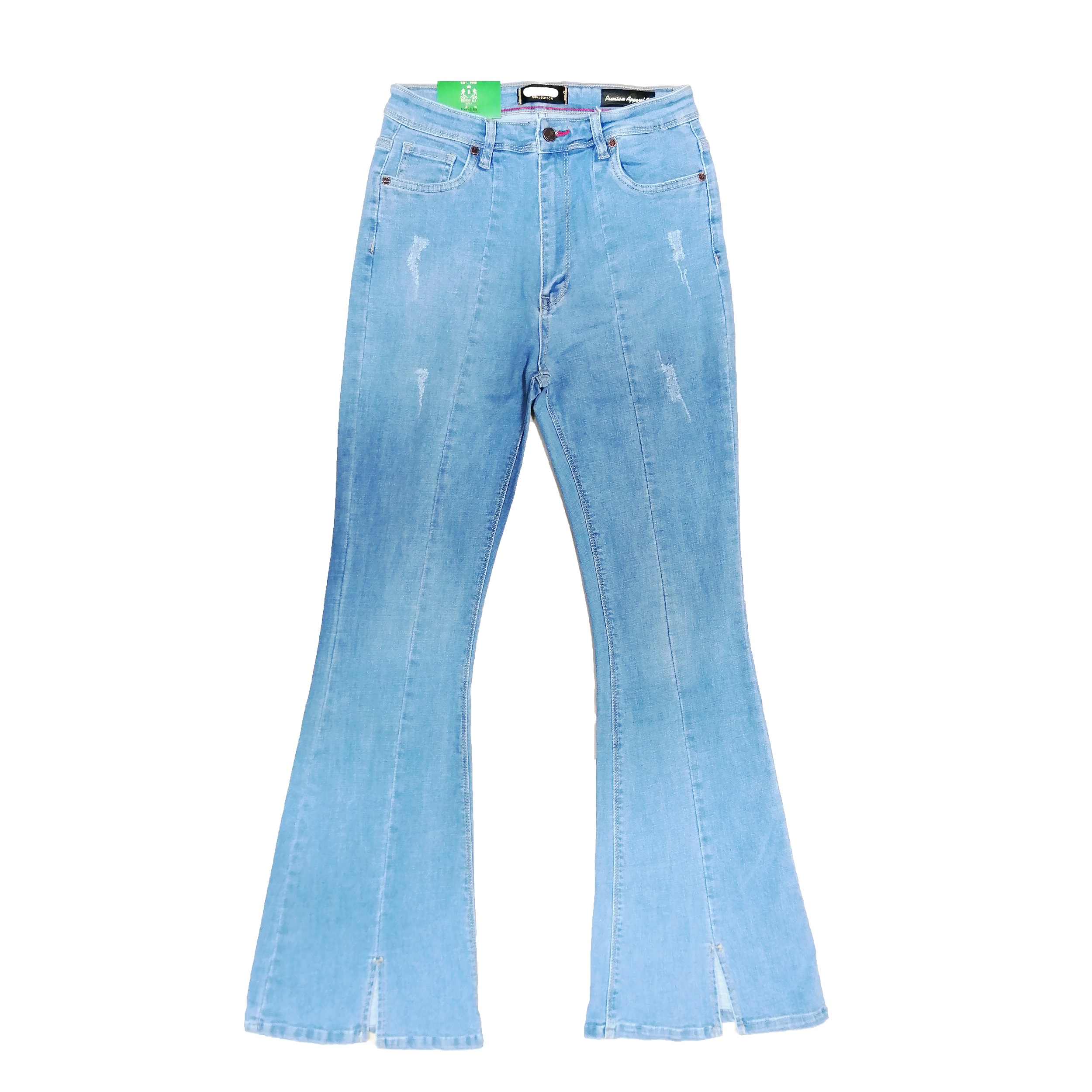 قیمت و خرید شلوار جین زنانه مدل بوت کات کد 17007 رنگ آبی