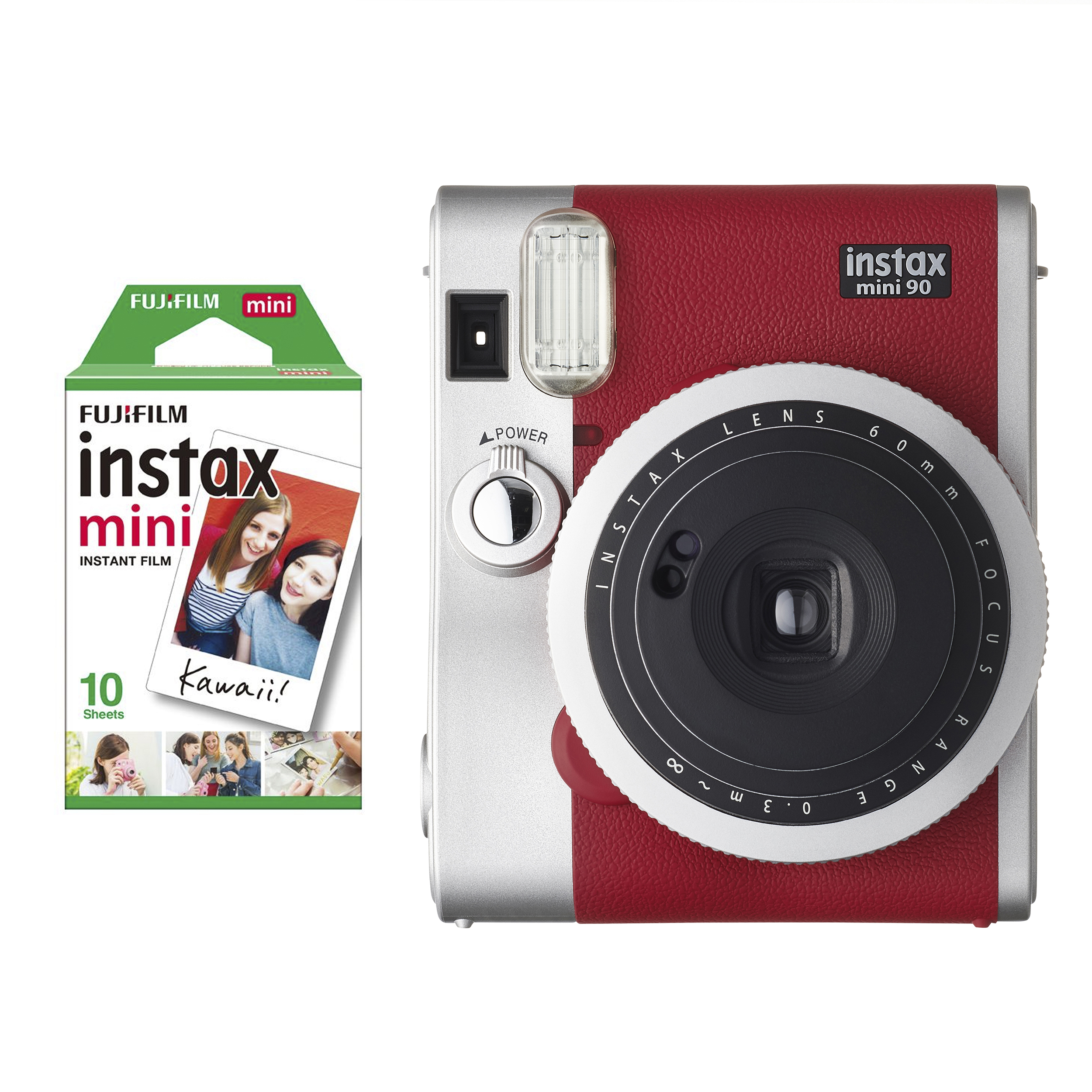 دوربین عکاسی چاپ سریع فوجی فیلم مدل Instax mini 90 Neo Classic به همراه فیلم- تخفیف کارا