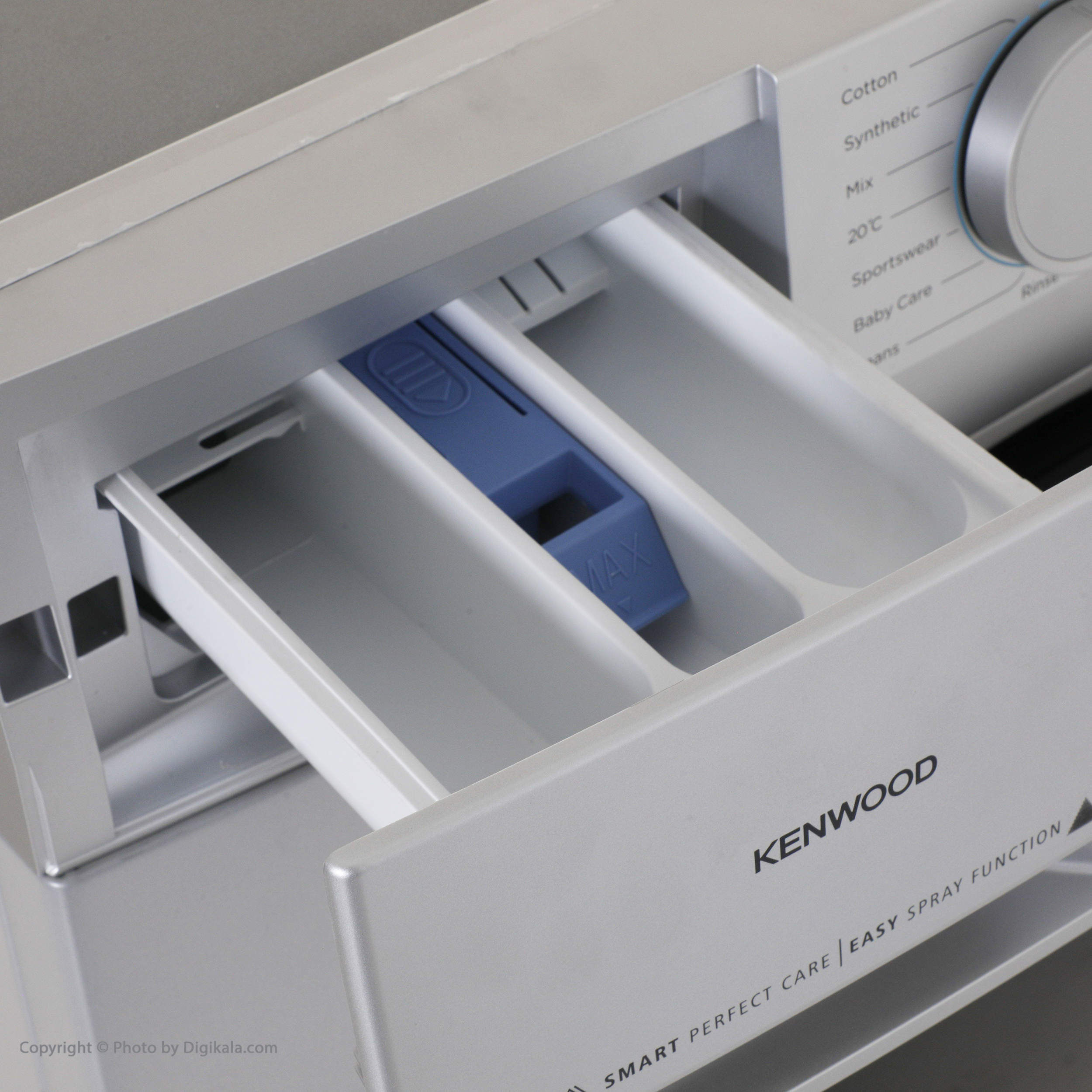 قیمت و مشخصات ماشین لباسشویی کنوود مدل KW - 8260 S ظرفیت 8 کیلوگرم - زیراکو