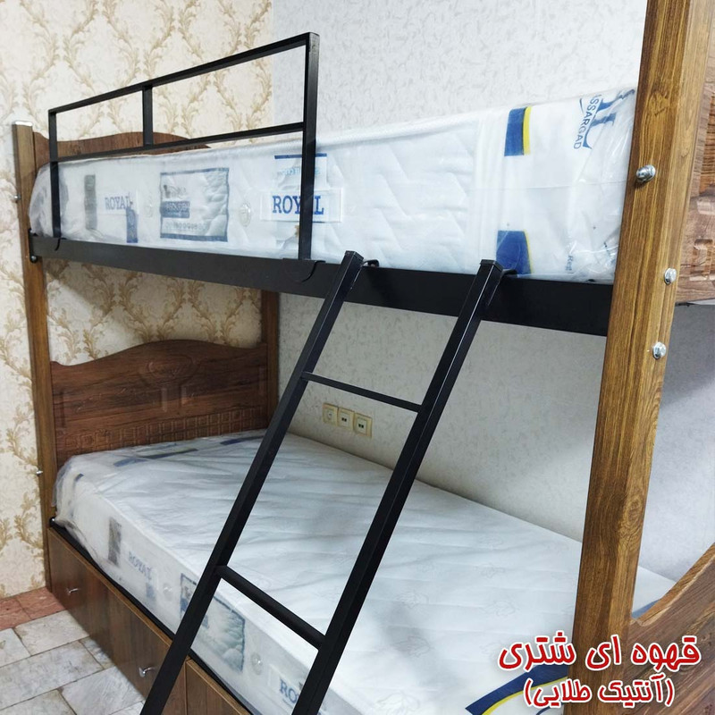 قیمت و خرید تخت خواب دو طبقه کد GO32 سایز 90x200 سانتی متر