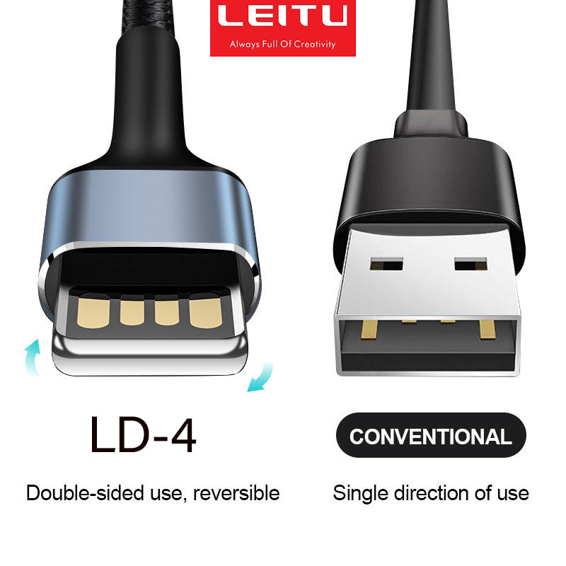 قیمت و خرید کابل تبدیل USB به USB-C لیتو مدل LD-4 طول 1 متر