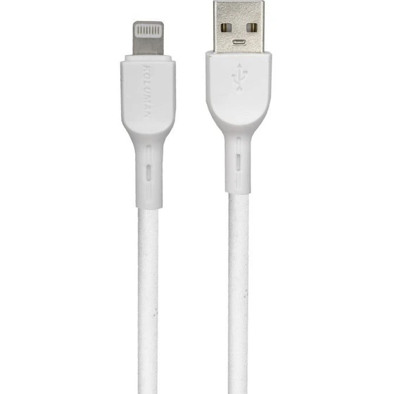 خرید و قیمت کابل تبدیل USB به لایتنینگ کلومن مدل DK - 69 طول 1 متر سفید ا کابلتبدیل USB به لایتنینگ | ترب