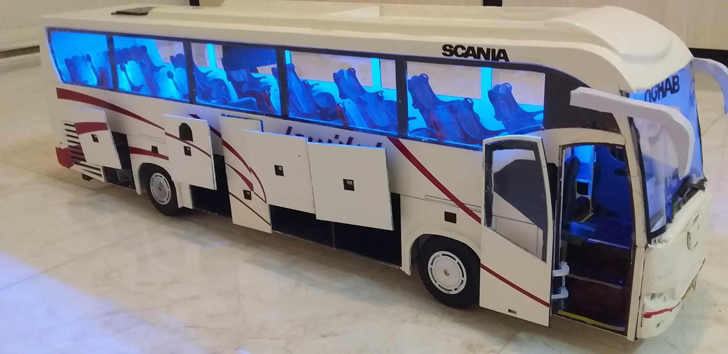 ماکت اتوبوس اسکانیا مارال - عکس ویسگون