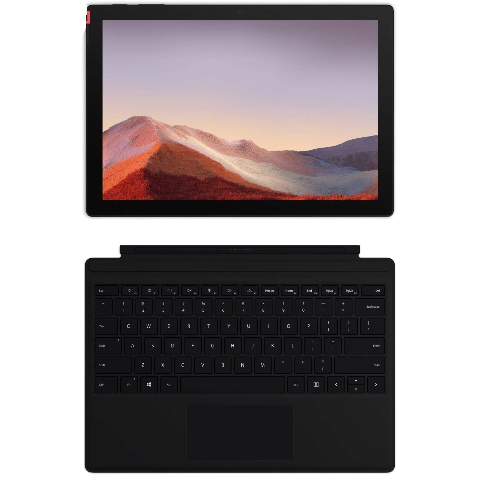 تبلت مایکروسافت مدل Surface Pro 7 - C به همراه کیبورد Black Type Cover -965927