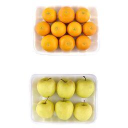 خرید و قیمت سیب زرد 1 کیلوگرم پرتقال تامسون 1 کیلوگرم موز 1 کیلوگرم و توتفرنگی 500گرم از غرفه مانا تجارت تازه بار