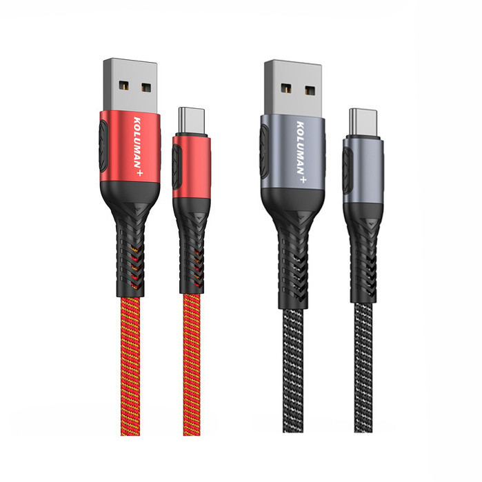 قیمت و خرید کابل تبدیل USB به USB-C کلومن پلاس مدل +K10 طول 1.5 متر