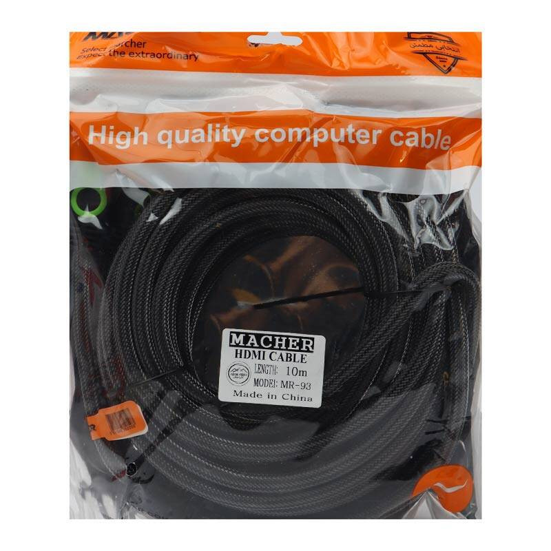 قیمت و خرید کابل HDMI مچر مدل MR-93 طول 10 متر