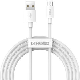 خرید و قیمت کابل تبدیل USB به MICROUSB باسئوس مدل 2PCS kit 2.1A طول 1.5 متربسته 2 عددی | ترب