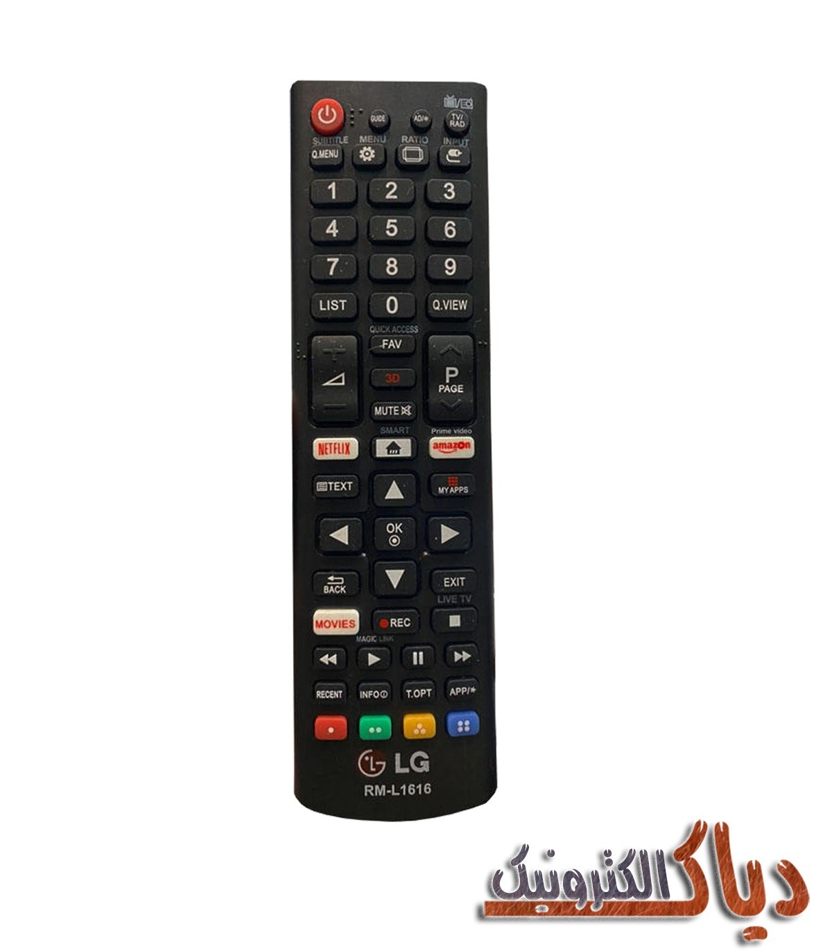 کنترل تلویزیون ال جی مدل RM-L1616