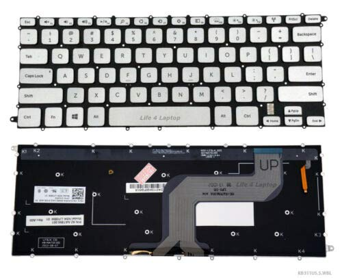 Amazon.com: Replace for New Dell Inspiron 14-7000 14 (7437) 14-7437 LaptopEnglish Backlit Keyboard US 0VK5RX Silver : Electronics
