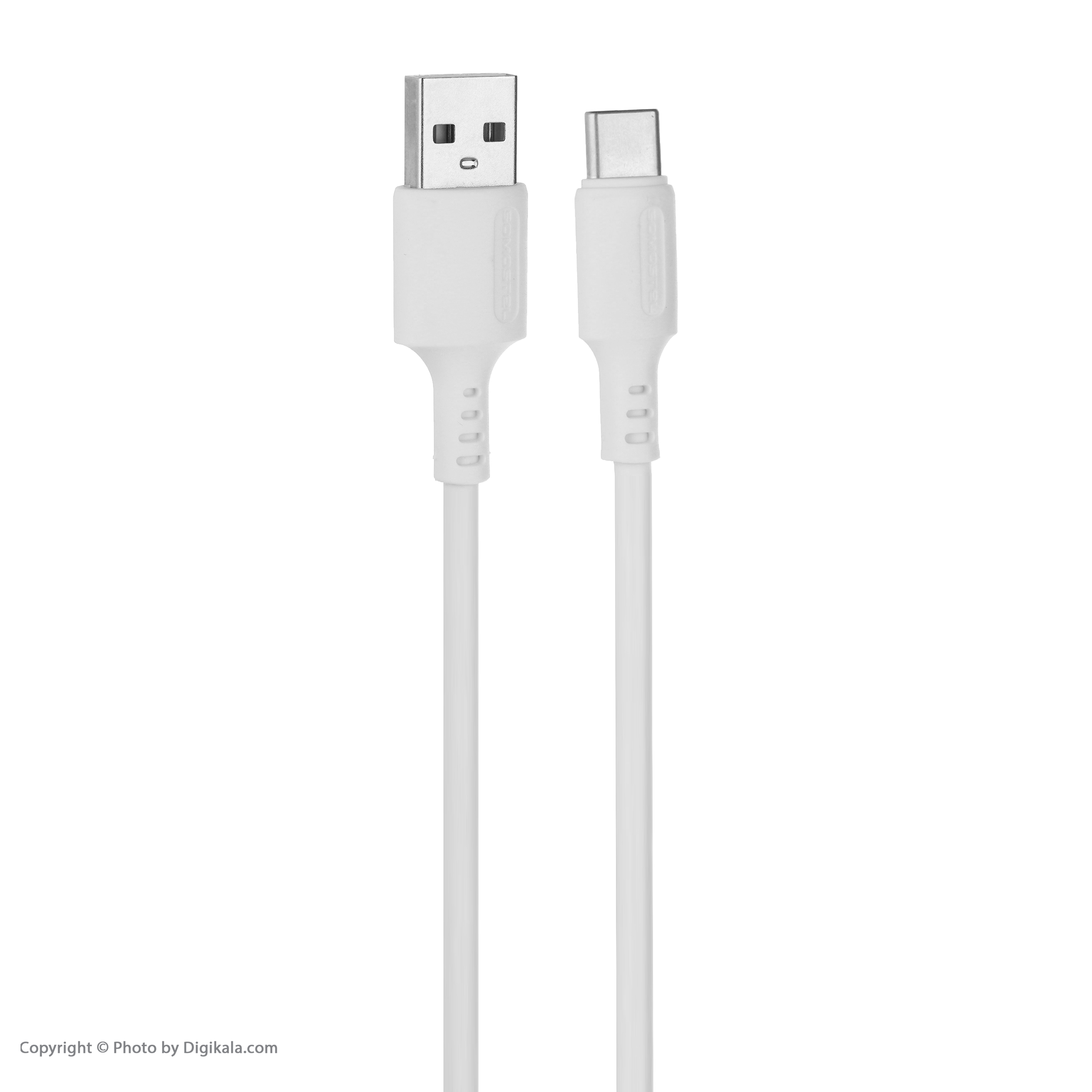 ✓ قیمت و مشخصات کابل تبدیل USB به USB-C سوموس تل مدل SMS-BP06 طول 1 متر -زیراکو ✓
