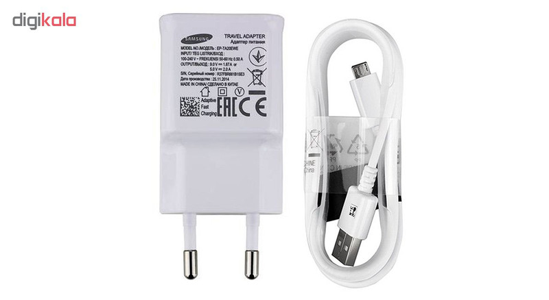 قیمت و خرید شارژر دیواری مدل EP-TA20EWE به همراه کابل تبدیل USB به microUSBطول 1.5 متر