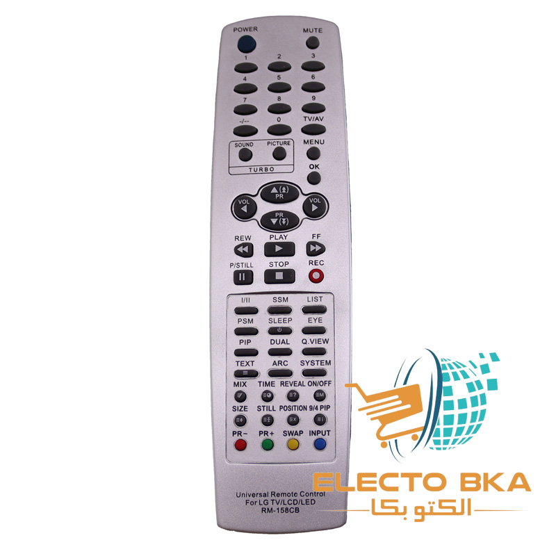 ریموت کنترل تلویزیون ال جی مدل LG - 158 همه کاره - الکتوبکا