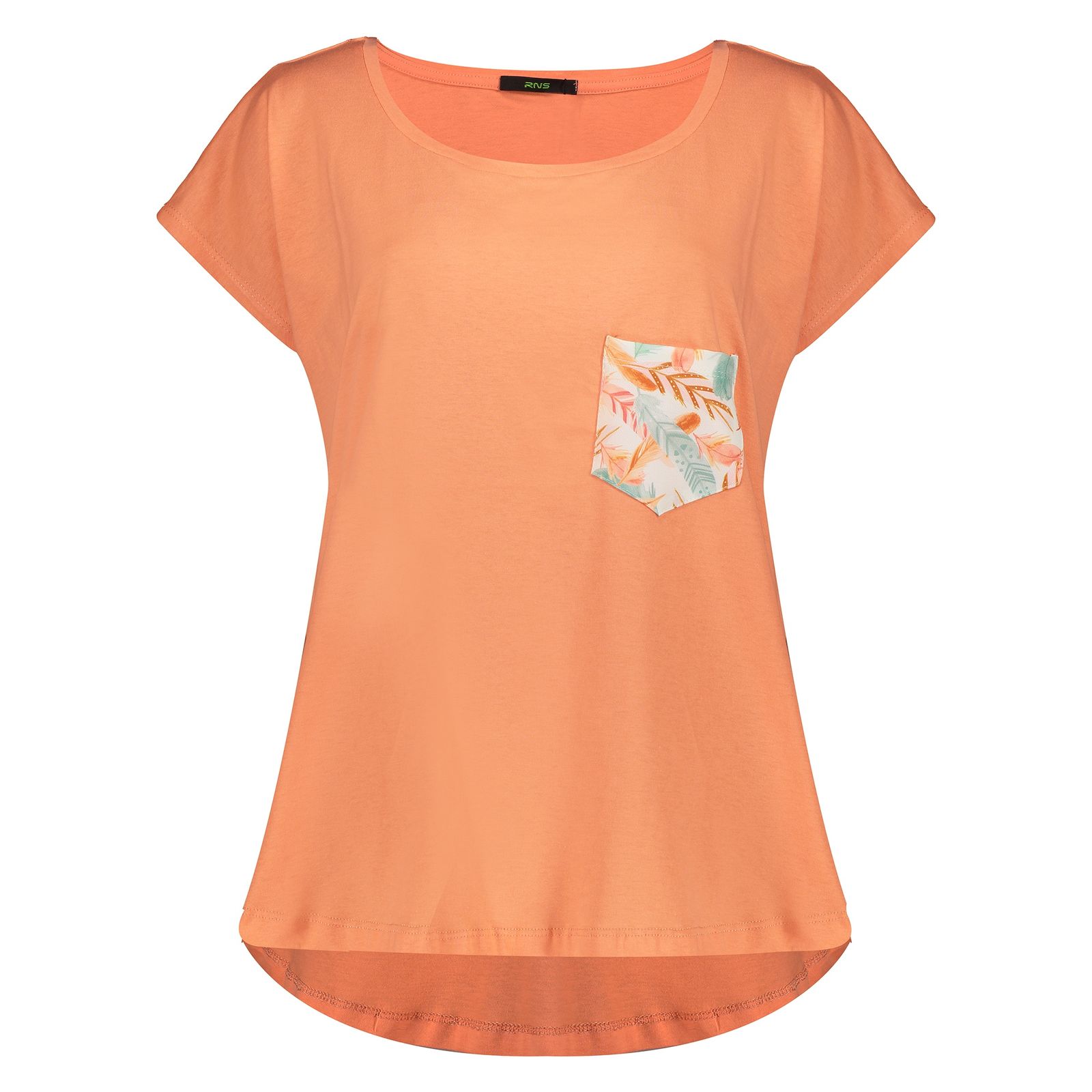 تی شرت زنانه آر ان اس مدل 1102047-23 نارنجی آر اِن اِس | دیجی‌استایل