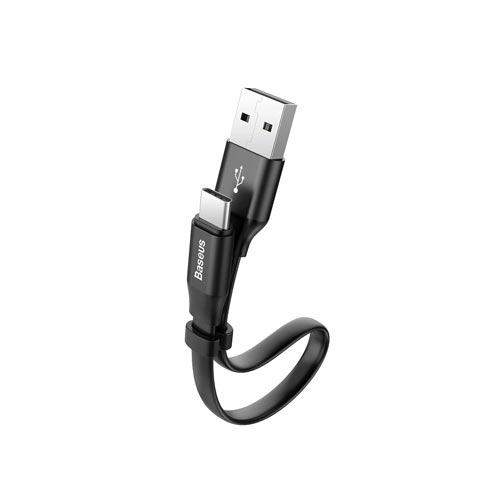 قیمت خرید کابل تبدیل و انقال اطلاعات USB به USB-C باسئوس مدل Nimble طول0.23 متر Baseus Nimble - جیما‌مارت