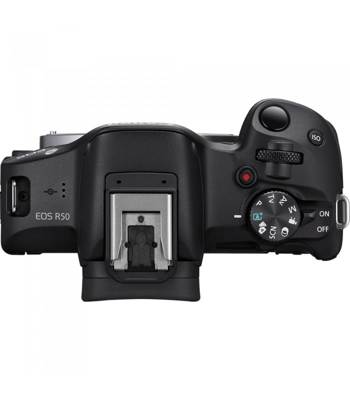 دوربین دیجیتال بدون آینه کانن مدل EOS R50 همراه با لنز RF-S 18-45mmf/4.5-6.3 IS STM - رنگ مشکی