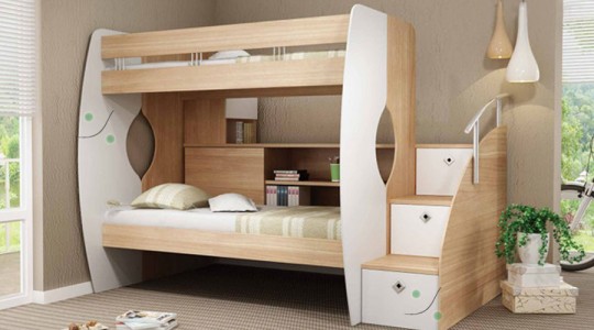 قیمت و خرید بهترین مدل تخت خواب دو طبقه با ضمانت(+اقساطی) | آف دکور