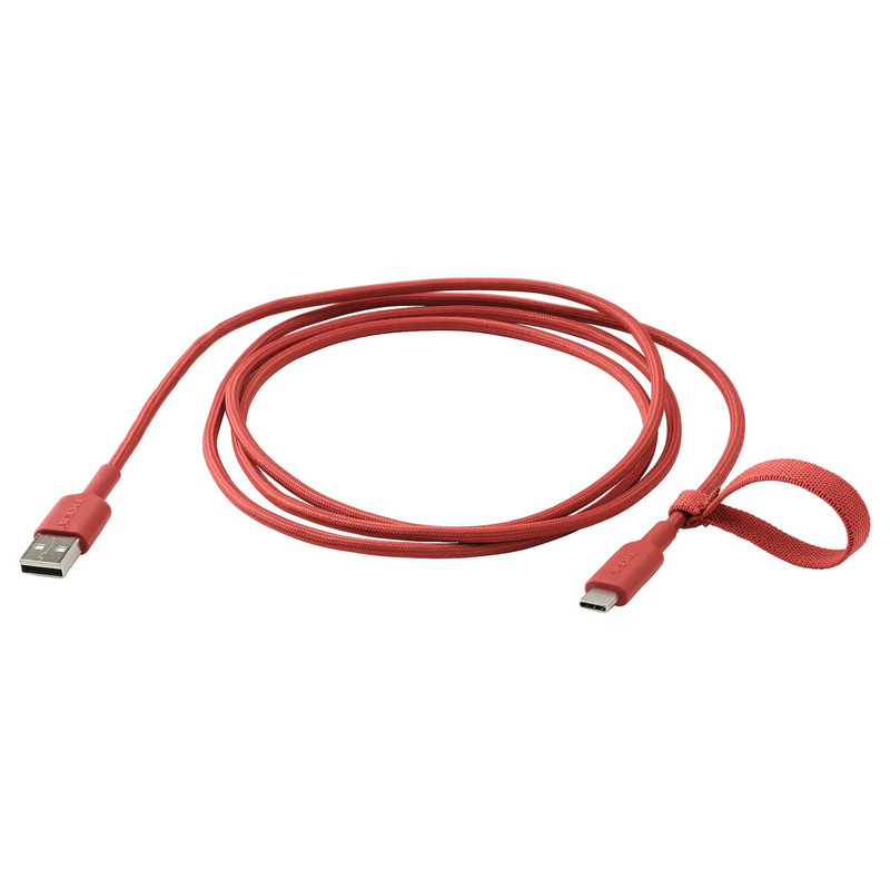 قیمت و خرید کابل تبدیل USB به USB-C ایکیا مدل LILLHULT طول 1.5متر